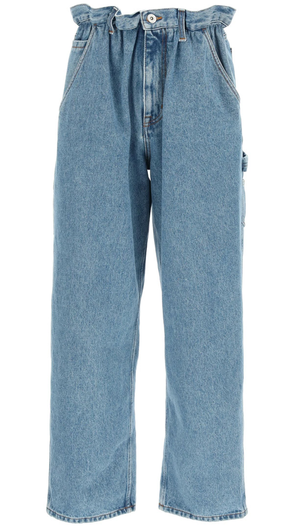 Relaxed denim pants